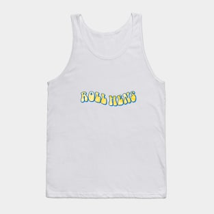 University of Delaware groovy tie dye lettering Tank Top